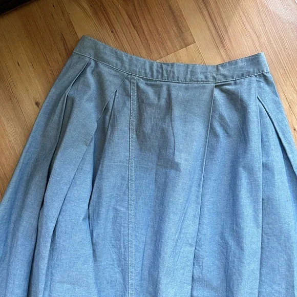Engineered Garments Tuck Midi Skirt - Picture 4 of 7